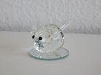 Beeldje Muis transparant kunststof op klein spiegeltje, Verzamelen, Beelden en Beeldjes, Ophalen of Verzenden, Zo goed als nieuw
