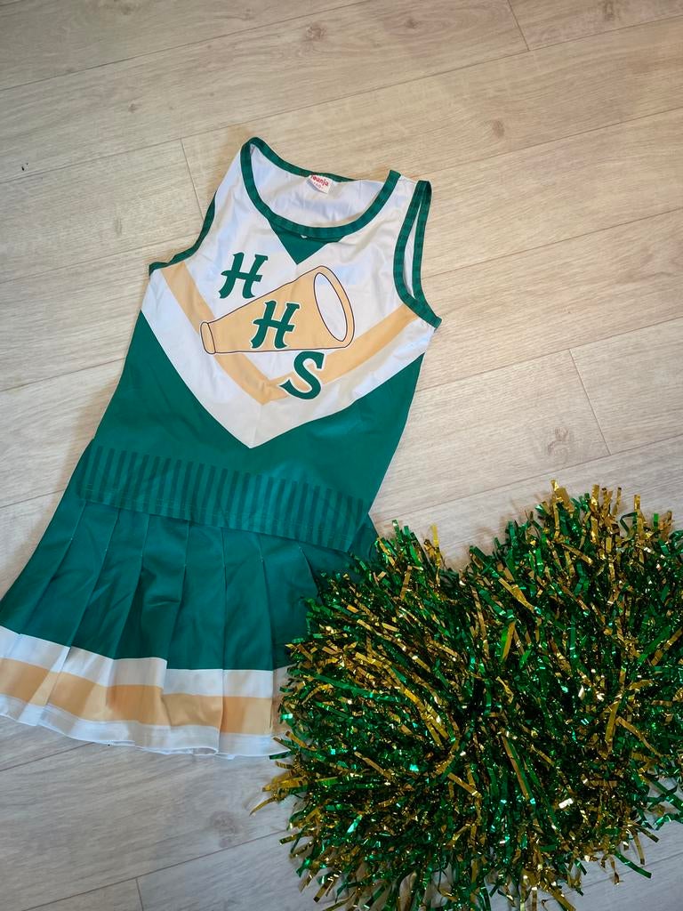 Cheerleader Kostuum Hawkins High - Stranger Things, Ophalen of Verzenden, Gebruikt, 134 t/m 140, Meisje