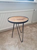 2 bijzettafels/ nachtkastjes te koop, Ophalen, Rond, Zo goed als nieuw, 75 cm of meer