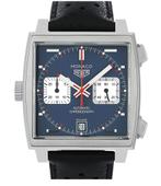 Tag Heuer Monaco - Perfecte Staat - Incl. Doos & Papieren, Sieraden, Tassen en Uiterlijk, Horloges | Heren, Leer, Staal, Polshorloge