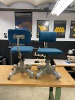 Gispen 359PQ, Huis en Inrichting, Stoelen, Ophalen, Twee, Blauw, Industrieel design