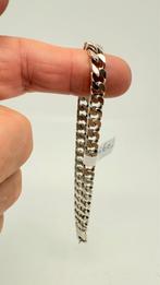 Massief zilveren armband. Lengte: 22,4 cm., Ophalen of Verzenden, Zo goed als nieuw, Zilver