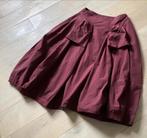 Rundholz rok, Kleding | Dames, Verzenden, Nieuw, Rood, Onder de knie