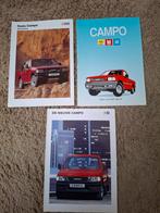 3x autofolder Isuzu Campo, Verzenden, Zo goed als nieuw, Overige merken