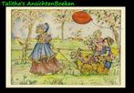 Nelly Donker, met rijmpje achterzijde (3), Verzamelen, Ansichtkaarten | Themakaarten, Ophalen of Verzenden, 1940 tot 1960, Ongelopen