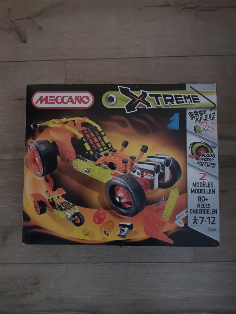Meccano Xtreme 2 Modellen 80+ Onderdelen 7-12, Ophalen of Verzenden, Zo goed als nieuw, Bouwen