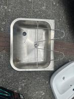 Rvs wasbak, Doe-het-zelf en Verbouw, Sanitair, Ophalen of Verzenden, Rvs, Wastafel