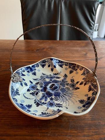 Antiek Delfts Blauw Zilpa W.B. 912 presenteer schaaltje beschikbaar voor biedingen