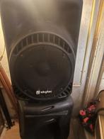 Set Skytec SL8 passieve speakers – 2 350W, Gebruikt, 120 watt of meer, Front, Rear of Stereo speakers, Ophalen