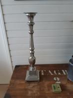 Mooie hoge verzilverde (kaarsen) kandelaar, Huis en Inrichting, Woonaccessoires | Kandelaars en Kaarsen, Ophalen, Gebruikt, 50 tot 75 cm