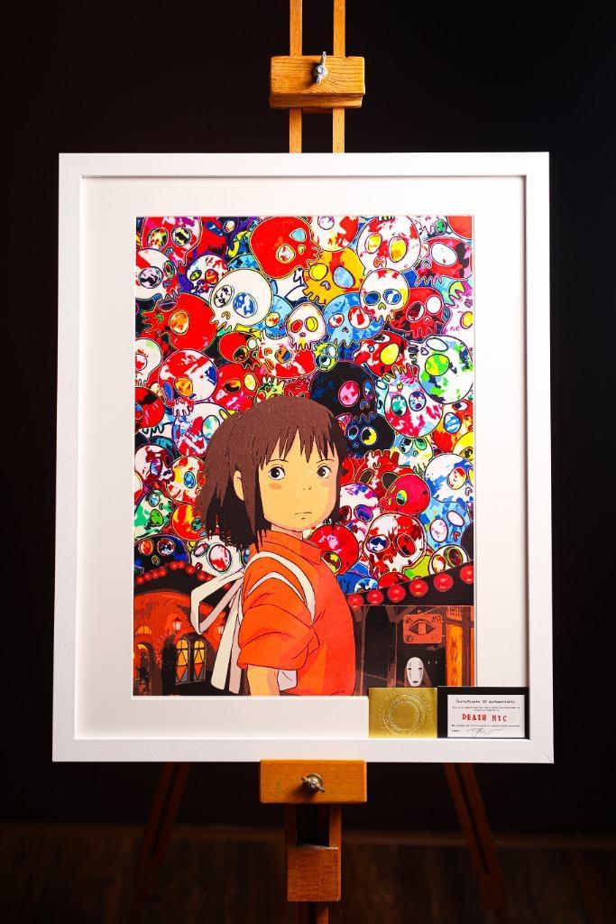 exclusief kunstwerk van Death NYC (Murakami x Chihiro Girl), Antiek en Kunst, Kunst | Litho's en Zeefdrukken, Ophalen of Verzenden