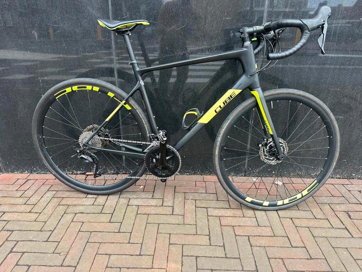 Gave cube attain race/carbon fiets met schijfremmen, Fietsen en Brommers, Fietsen | Racefietsen, Zo goed als nieuw, Overige merken