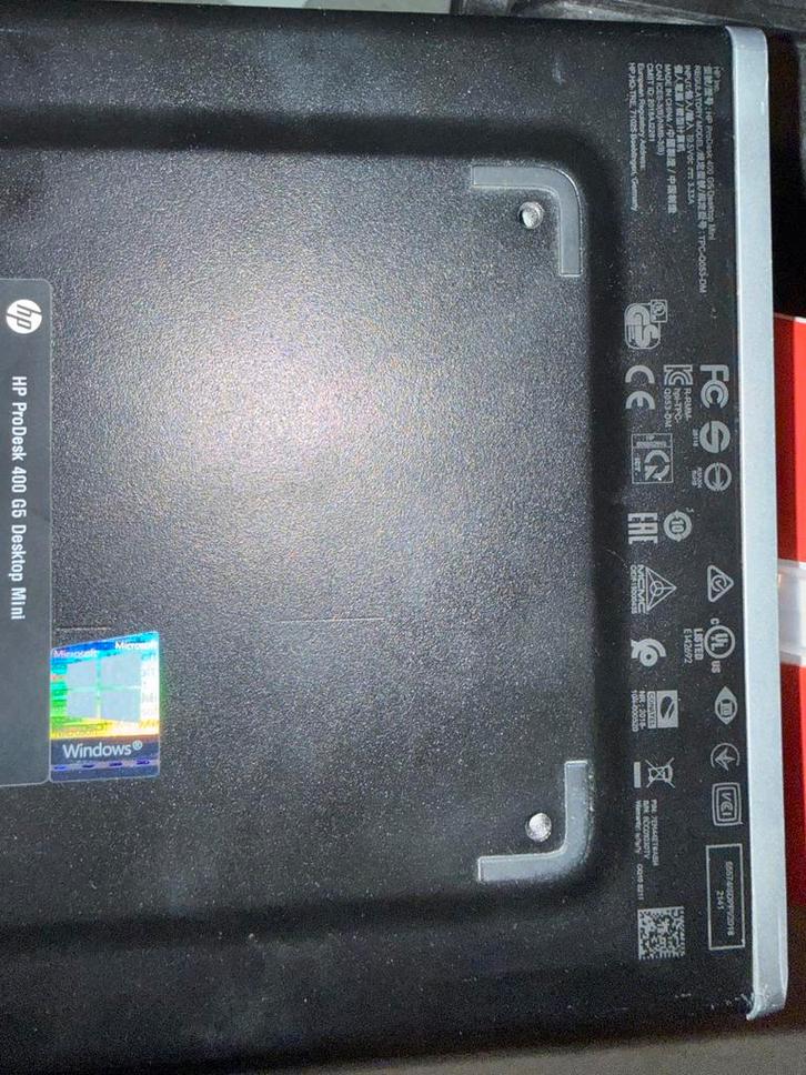 HP ProDesk 400 G5 mini - defect/onderdelen, Computers en Software, Desktop Pc's, Niet werkend, Onbekend, Verzenden