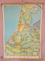 Schoolkaart Randstad Holland - Vintage, Ophalen, Aardrijkskunde
