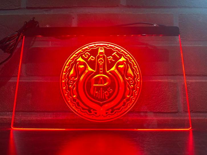 Led Lichtbord oud psv logo 3d neon look, Verzamelen, Merken en Reclamevoorwerpen, Nieuw, Lichtbak of (neon) lamp, Ophalen of Verzenden