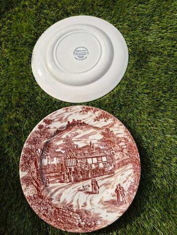 6  st. Swan Inn Staffordshire Borden - Made in England beschikbaar voor biedingen