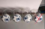 3 x glazen voorraad pot ‘ Delfts  blauw’ . €6 per stuk, Ophalen of Verzenden, Zo goed als nieuw, Glas, Pot, Bus of Blik