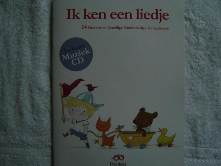 cd en boekje ik ken een liedje 14 liedjes en spelletjes, Cd's en Dvd's, Cd's | Kinderen en Jeugd, Zo goed als nieuw, 3 tot 5 jaar
