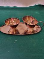 Roomstel verzilverd drie delig, Antiek en Kunst, Curiosa en Brocante, Ophalen of Verzenden