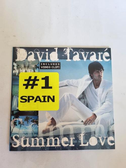 David Tavaré - Summer love. Enhanced Cd single, Cd's en Dvd's, Cd Singles, Ophalen of Verzenden