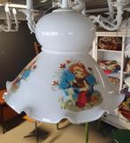 1168 vintage glazen kinderlamp hanglamp lamp kinderhanglamp, Huis en Inrichting, Lampen | Hanglampen, Ophalen of Verzenden, Zo goed als nieuw