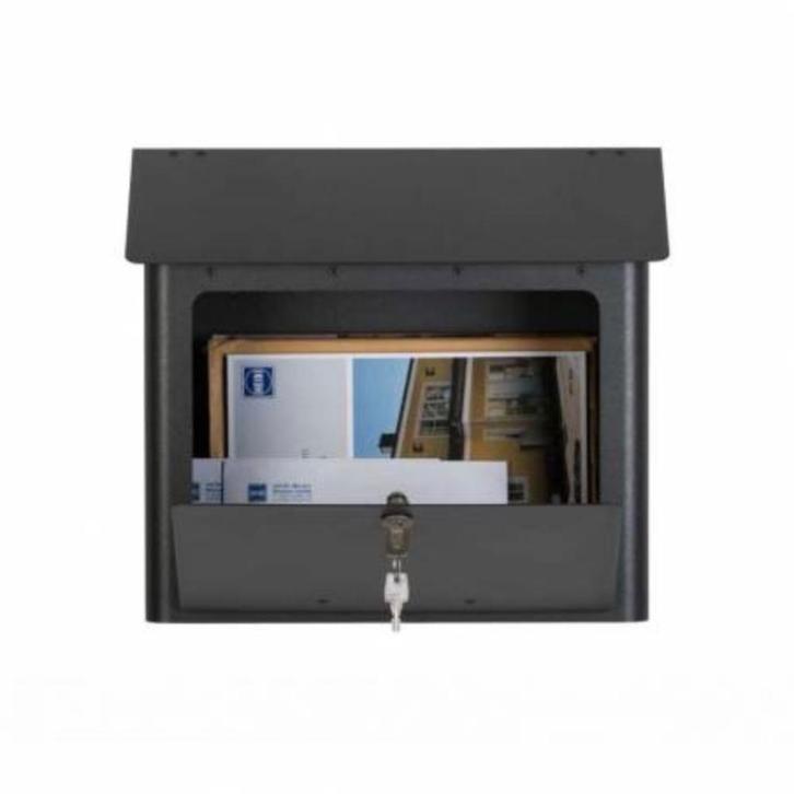 45 % korting !! - Nieuwe Brievenbus Heibi Gran Securo 05, Tuin en Terras, Brievenbussen, Nieuw, Wandbrievenbus, Staal, Ophalen of Verzenden