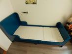 Ikea Busunge meegroeibed kinderbed in heldere kleur blauw, Ophalen, Eenpersoons, Blauw, 190 cm of minder