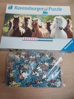 Ravensburger puzzel! Paarden 1000 stukjes, Ophalen of Verzenden, Zo goed als nieuw