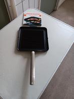 Grillpan gietijzer van het merk Bodum met receptenboek, Nieuw, Ophalen of Verzenden, Gietijzer