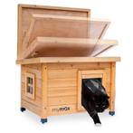 Houten kattenhuis nieuw, Dieren en Toebehoren, Ophalen of Verzenden, Nieuw