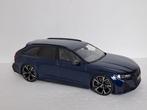 Audi RS6 Avant 2019 Blauw 1/18 Minichamps  Uniek Ovp, Ophalen of Verzenden, Zo goed als nieuw, Auto, MiniChamps