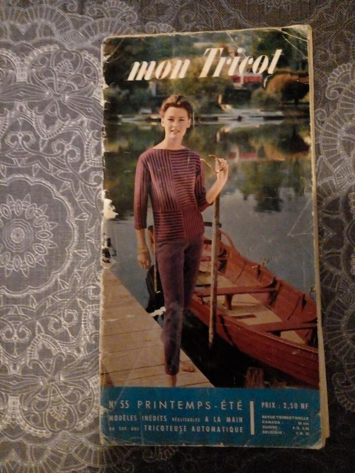 Mon Tricot No. 55 - Vintage Breipatroon, Hobby en Vrije tijd, Breien en Haken, Gebruikt, Breien, Patroon of Boek, Ophalen of Verzenden