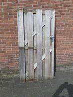 Hardhouten deur, Tuin en Terras, Tuinpoorten, Minder dan 100 cm, 150 tot 200 cm, Gebruikt, Ophalen of Verzenden