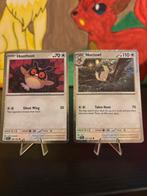 Hoothoot & Noctowl - Dubbele Cosmic Holo, Hobby en Vrije tijd, Verzamelkaartspellen | Pokémon, Ophalen of Verzenden, Zo goed als nieuw