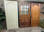 3 x masieve hardhouten deur - zie advertentie voor maten, Ophalen, Gebruikt, 80 tot 100 cm, Overige typen