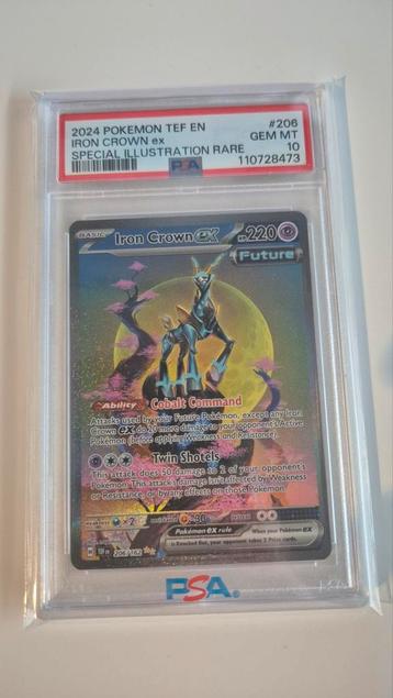 Iron Crown EX 206/162 (PSA 10) - Pokemon Temporal Forces  beschikbaar voor biedingen