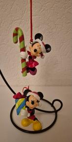Leuk Setje met 2 Disney kerstornamenten minnie en Mickey, Ophalen of Verzenden, Nieuw