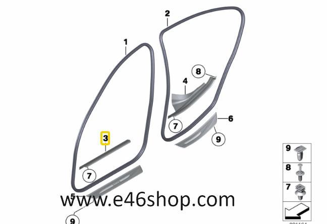 DORPEL LIJST RAND BMW F10 F11 OE 51477358063, Auto-onderdelen, Carrosserie en Plaatwerk, BMW, Nieuw, Ophalen of Verzenden
