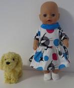 poppenkleertjes babypop born little 36cm (colljurk), Verzenden, Nieuw, Babypop
