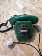 PTT Vintage oude telefoon groen T65, Telecommunicatie, Vaste telefoons | Niet Draadloos, Gebruikt, Ophalen of Verzenden