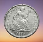 *1860 - USA - Seated Liberty Half Dime -ZILVER** SCHAARS  *, Postzegels en Munten, Munten | Amerika, Verzenden, Noord-Amerika