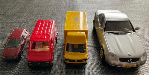 Herpa 3x + Praline 1x Autotjes, Hobby en Vrije tijd, Modelauto's | 1:87, Zo goed als nieuw, Auto, Herpa, Ophalen