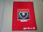 Alfa Giulietta 1983 8 pag., Verzenden, Zo goed als nieuw, Alfa Romeo