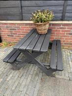 Kinder picknick tafel, Tuin en Terras, Zo goed als nieuw, Rechthoekig, Hout, Ophalen