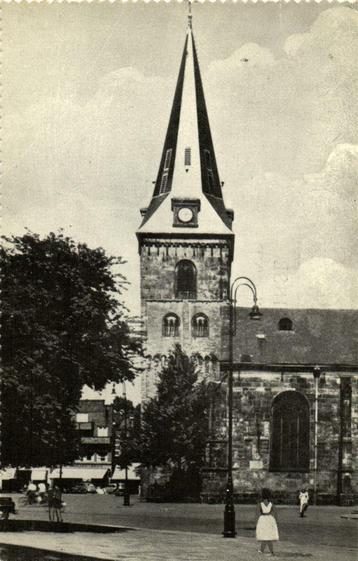 Enschede, Ned. Herv. Kerk, Markt - volk - 1962 gelopen beschikbaar voor biedingen
