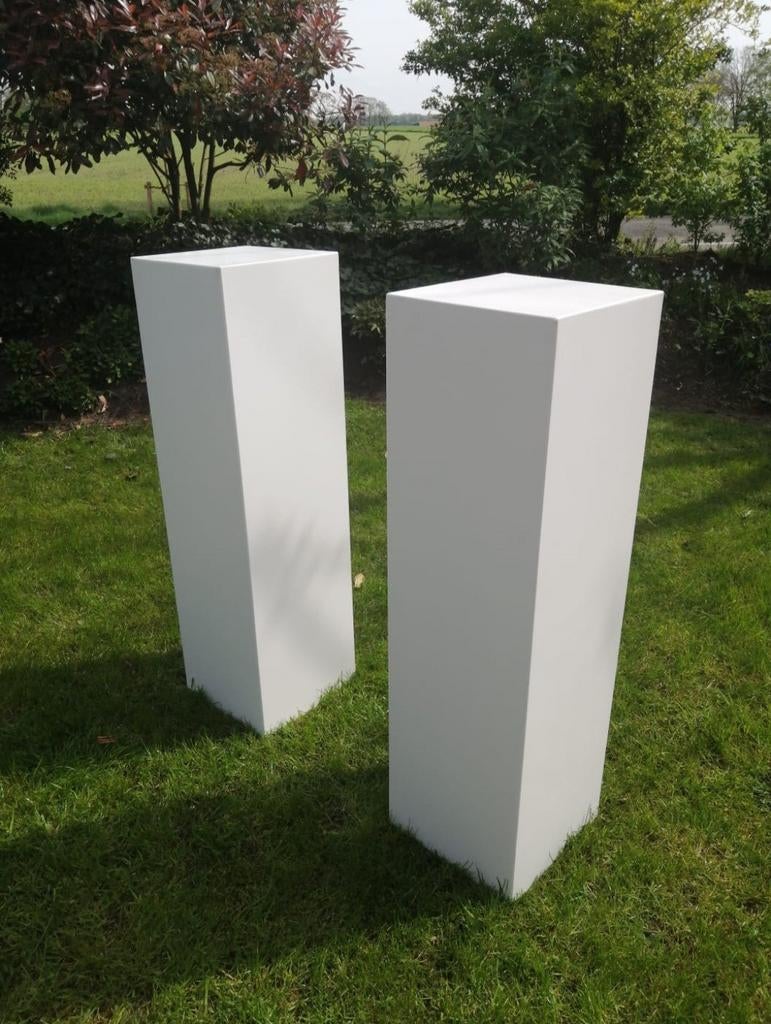 2 Grote Zuilen te Huur: 125 x 35 cm, Ophalen of Verzenden, Gebruikt, Geboorte of Huwelijk