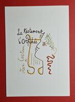 Jean Cocteau - Le Testament d'Orphée, Verzamelen, Ansichtkaarten | Themakaarten, Ophalen of Verzenden, 1980 tot heden, Ongelopen