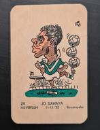 Dik Bruynesteyn Monty voetbal kaart Hilversum Jo Siahaya, Ophalen of Verzenden, Zo goed als nieuw, Poster, Plaatje of Sticker