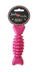 JACK AND VANILLA Bone Hondenspeeltje Rubber Roze 12 cm OP=OP, Dieren en Toebehoren, Hondenspeelgoed, Ophalen of Verzenden, Nieuw