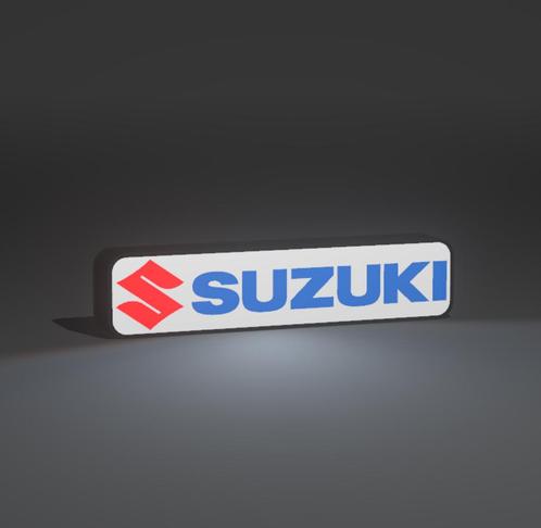 Suzuki Lightbox Geweldig cadeau!, Huis en Inrichting, Woonaccessoires | Tekstborden en Spreuken, Nieuw, Ophalen of Verzenden